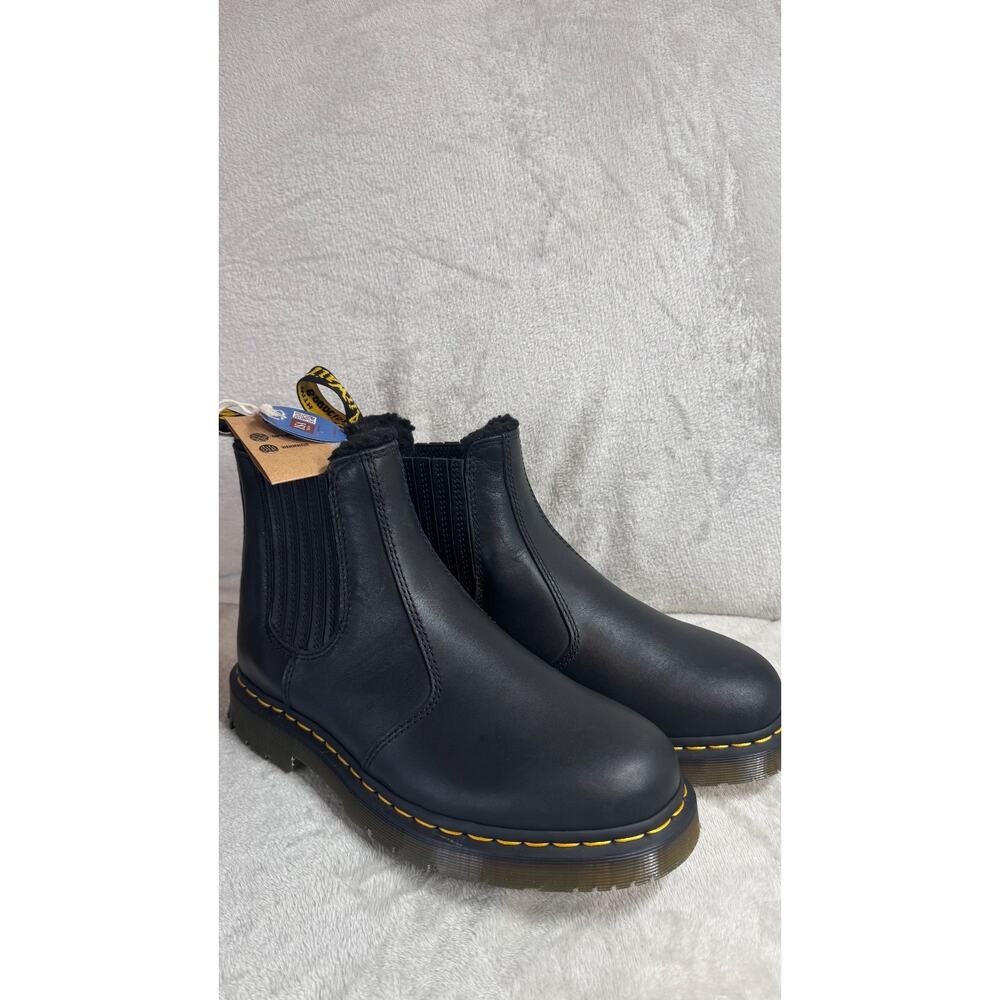 Dr. Doc Martens DM's Chelsea Boots Womens Sz 9 Black Leather Pull On 2976 NEW